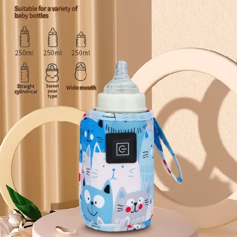Portable Bottle Warmer - 1 قطعة USB جهاز تدفئة الحليب