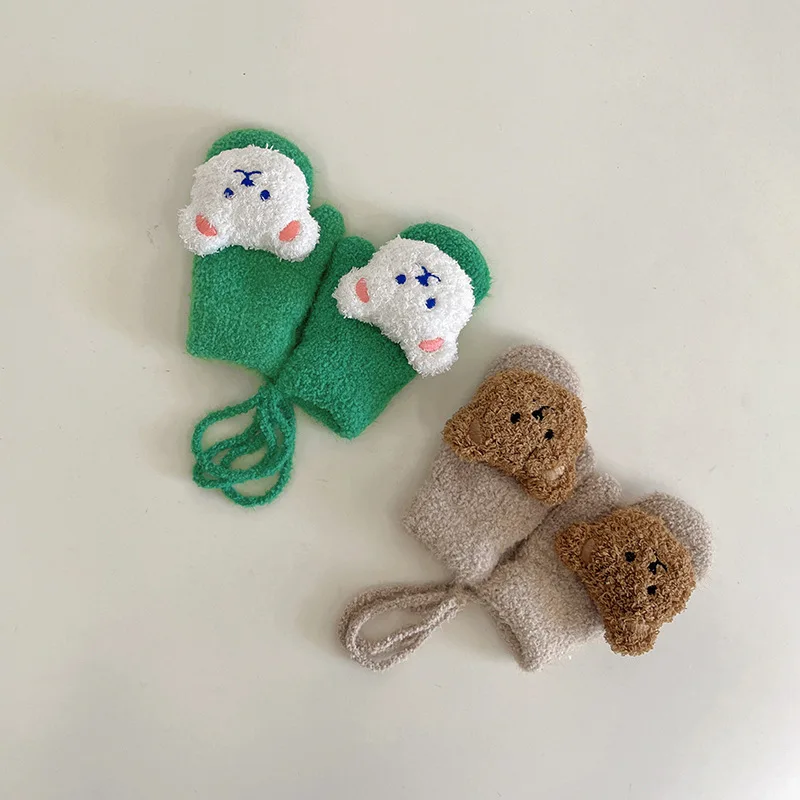 1-4Y الكرتون الدب الطفل القفاز - مراجعة Teething Mitten Baby وسعره