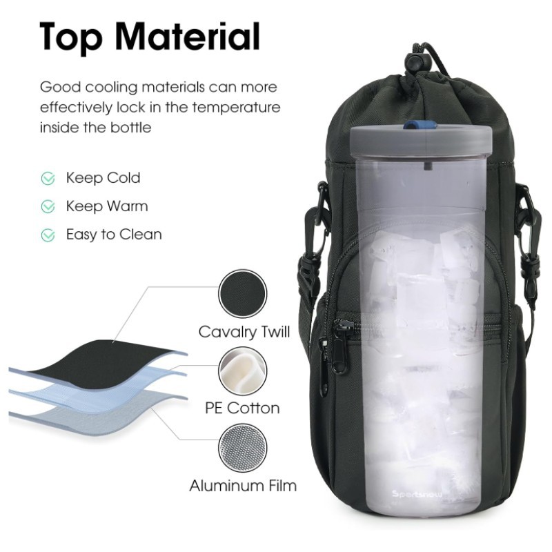 حامل زجاجة ماء مع حزام 40 أونص - مراجعة Portable Bottle Warmer وسعره