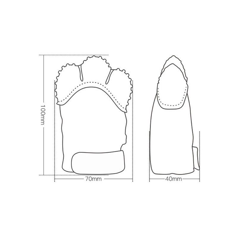 قفاز تنعيم تسنين الطفل، قفاز ت - مراجعة Teething Mitten Baby وسعره