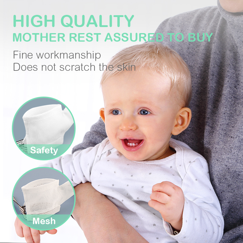 طفل مكافحة الأكل قفازات لليدين - مراجعة Teething Mitten Baby وسعره