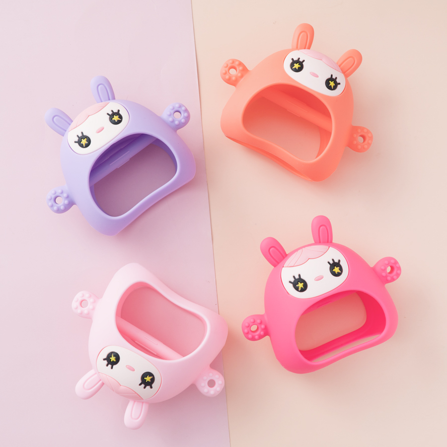 عضاضة سيليكون ملونة للأطفال ،  - مراجعة Teething Mitten Baby وسعره