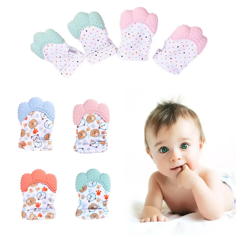 طفل مكافحة لدغة قفازات سيليكون - مراجعة Teething Mitten Baby وسعره