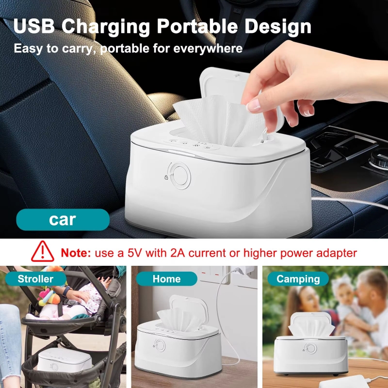 سخان مناديل الأطفال كبير السعة - مراجعة Baby Wipe Warmer وسعره
